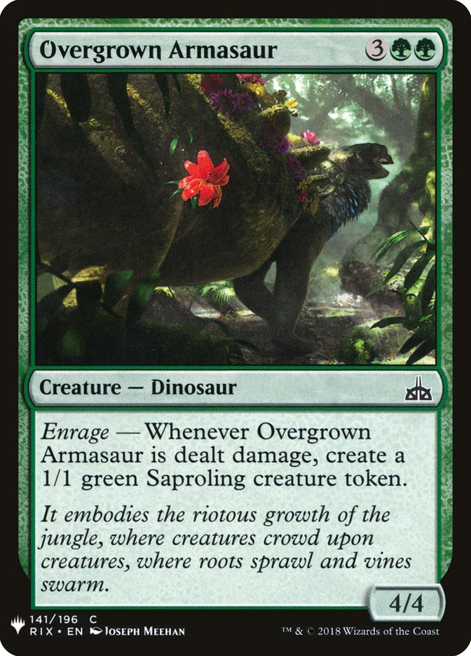 Overgrown Armasaur [Mystery Booster] | Gamers Paradise