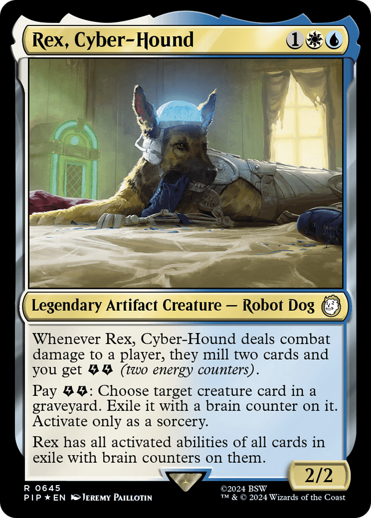 Rex, Cyber-Hound (Surge Foil) [Fallout] | Gamers Paradise