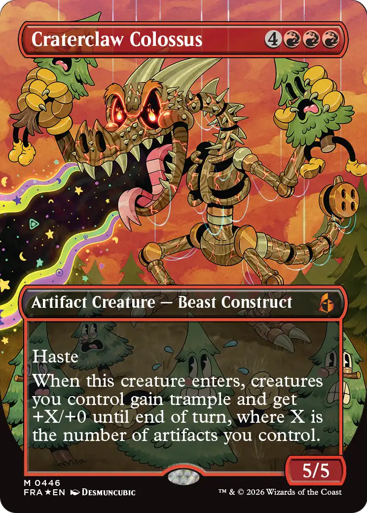 Craterclaw Colossus (Borderless) (0446) [Reality Fracture] | Gamers Paradise