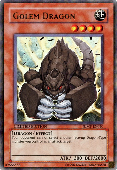 Golem Dragon [JUMP-EN040] Ultra Rare | Gamers Paradise