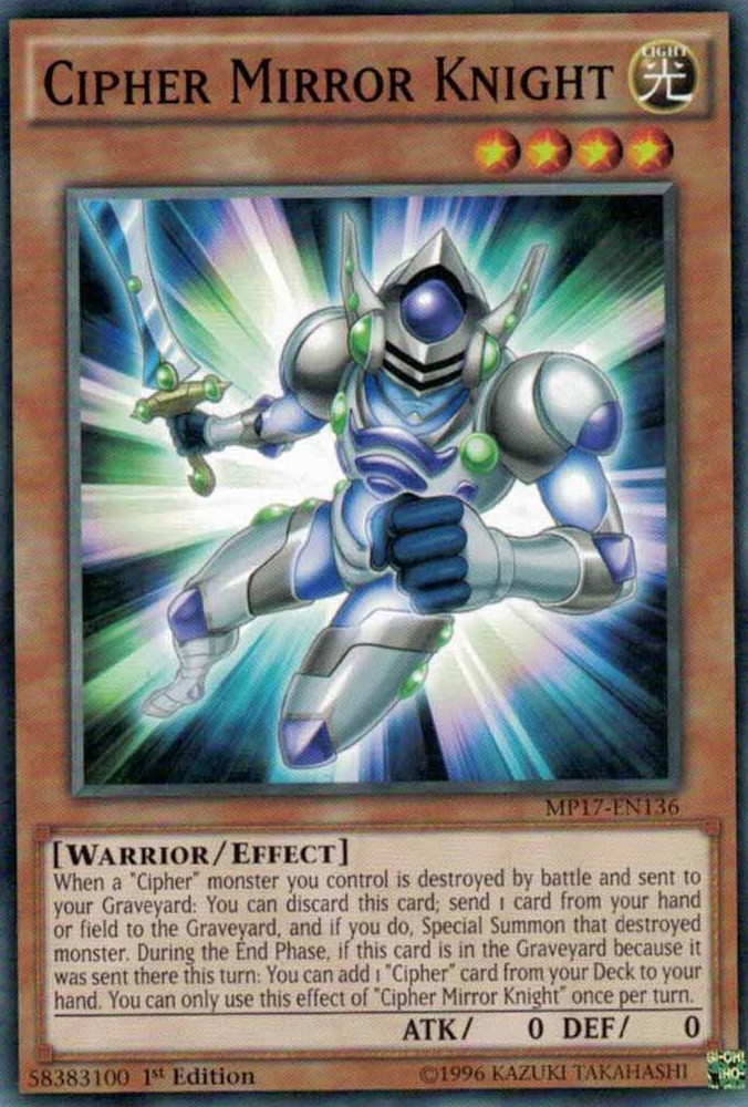 Cipher Mirror Knight [MP17-EN136] Common | Gamers Paradise