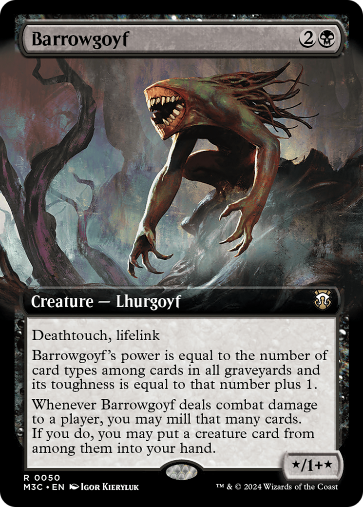 Barrowgoyf (Extended Art) [Modern Horizons 3 Commander] | Gamers Paradise