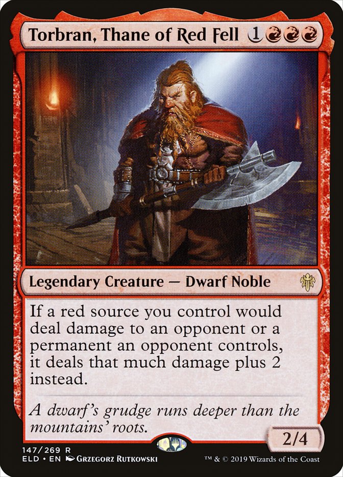 Torbran, Thane of Red Fell [Throne of Eldraine] | Gamers Paradise