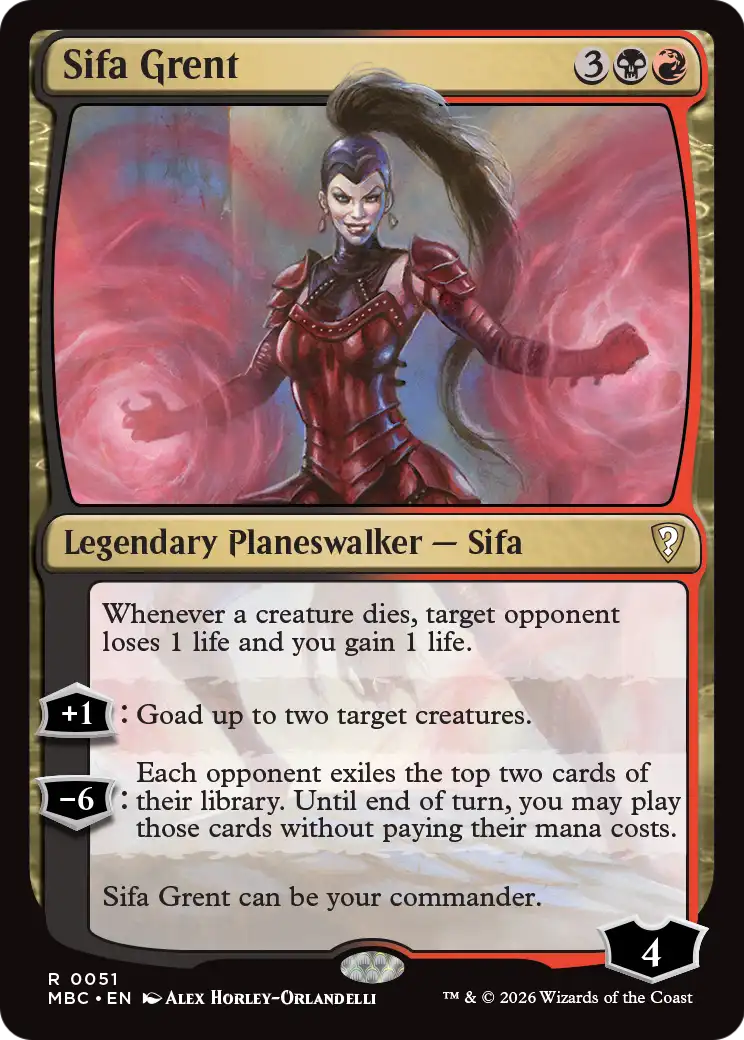 Sifa Grent [Mystery Booster: Commander Edition] | Gamers Paradise