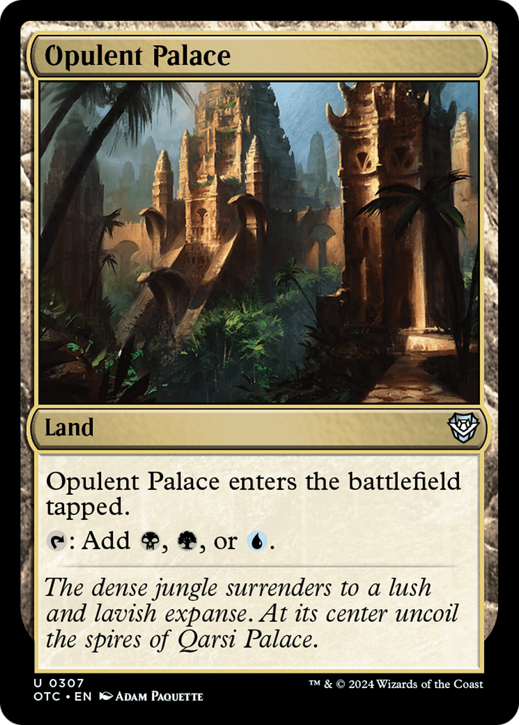 Opulent Palace [Outlaws of Thunder Junction Commander] | Gamers Paradise