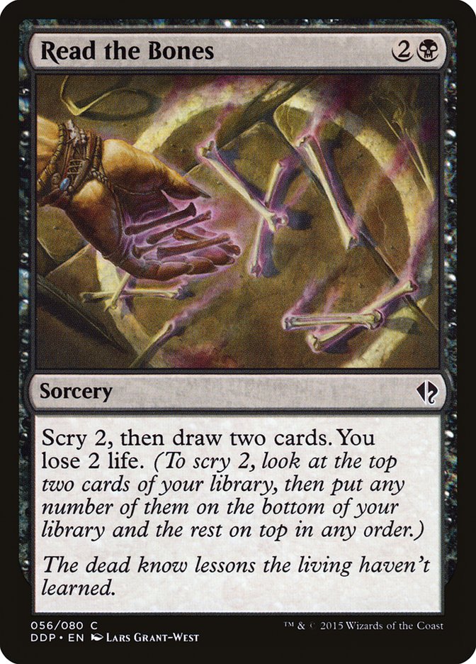 Read the Bones [Duel Decks: Zendikar vs. Eldrazi] | Gamers Paradise