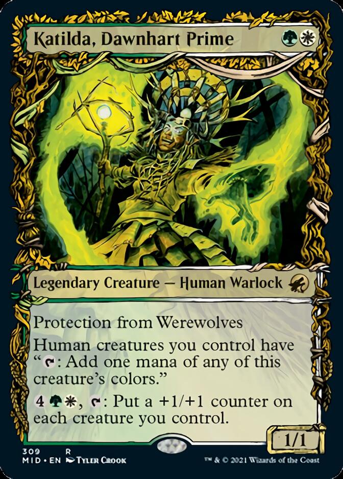 Katilda, Dawnhart Prime (Showcase Equinox) [Innistrad: Midnight Hunt] | Gamers Paradise