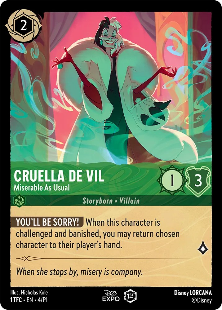 Cruella de Vil (4) [D23 Promos] | Gamers Paradise