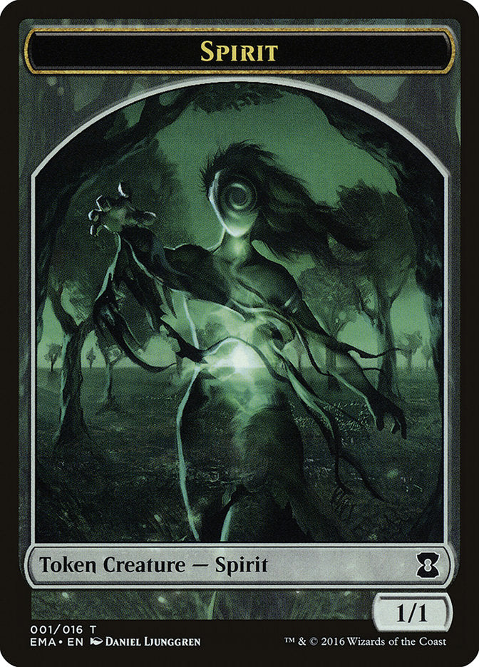 Spirit Token (001/016) [Eternal Masters Tokens] | Gamers Paradise