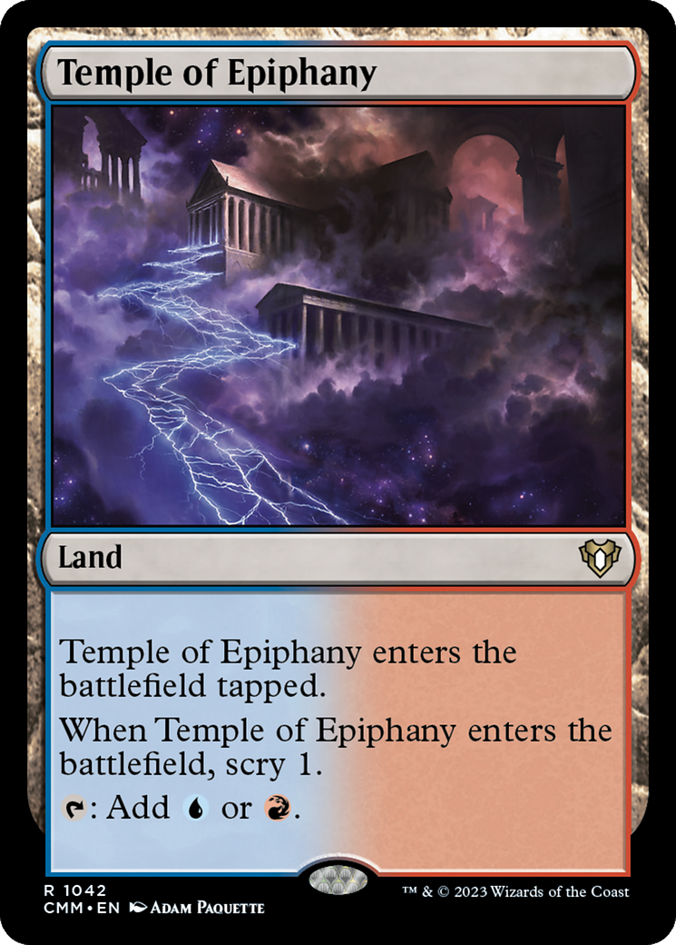 Temple of Epiphany [Commander Masters] | Gamers Paradise