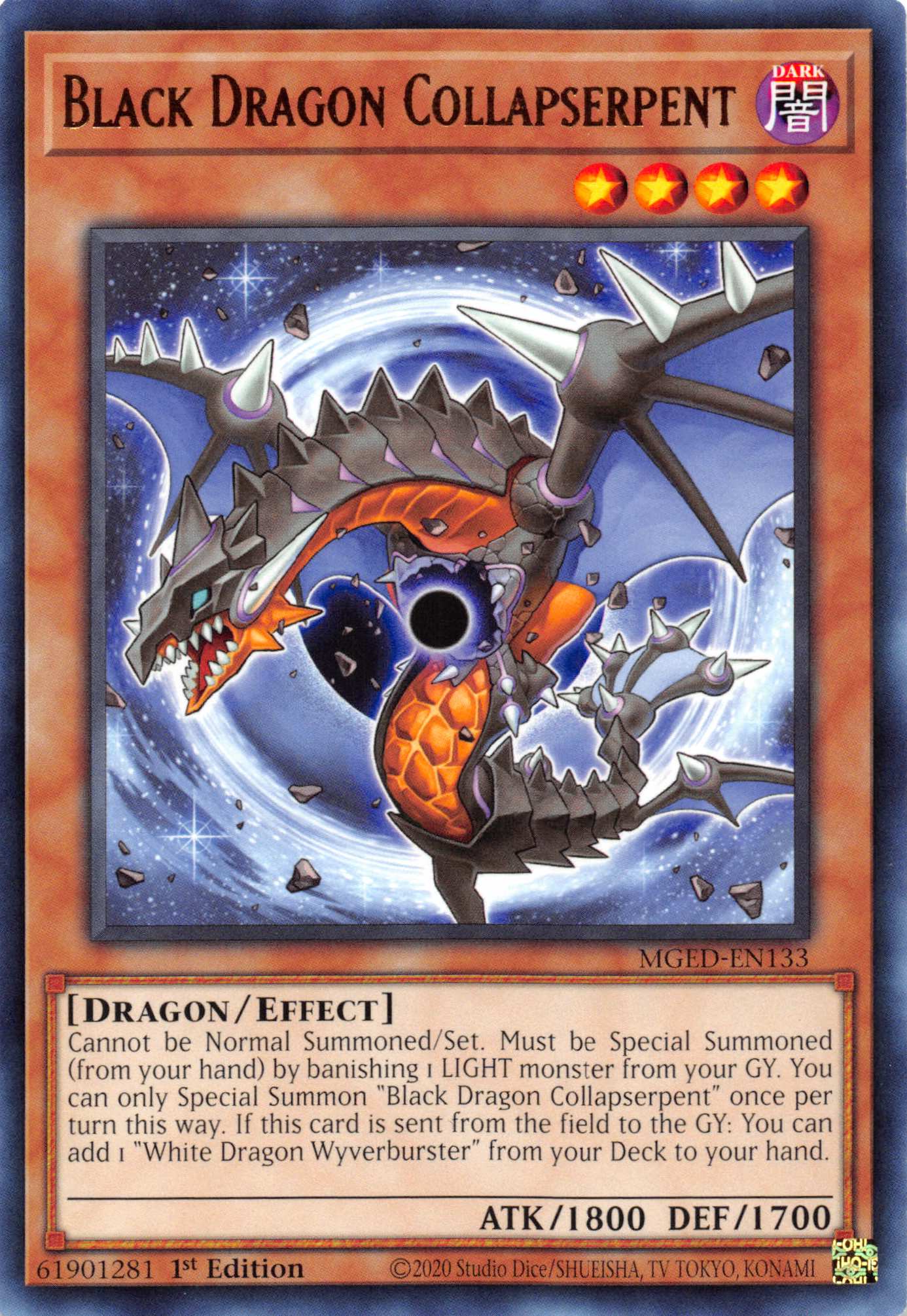 Black Dragon Collapserpent [MGED-EN133] Rare | Gamers Paradise
