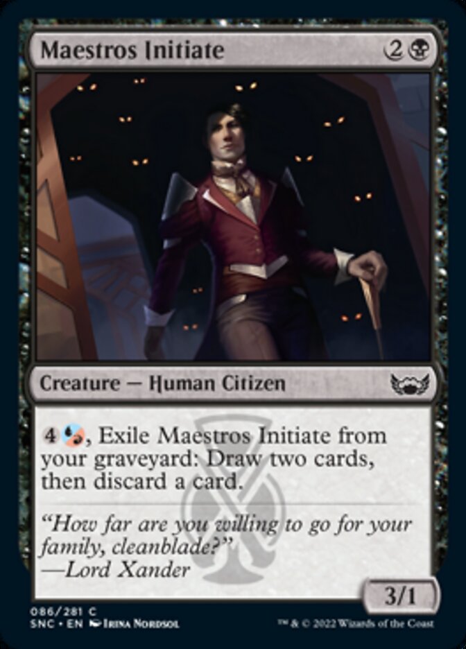 Maestros Initiate [Streets of New Capenna] | Gamers Paradise
