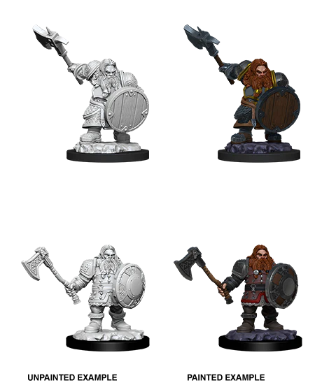 D&D NOLZUR'S MARVELOUS MINIATURES: MALE DWARF FIGHTER | Gamers Paradise