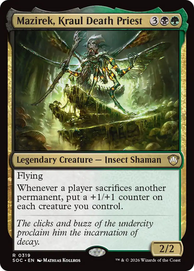 Mazirek, Kraul Death Priest [Secrets of Strixhaven Commander] | Gamers Paradise