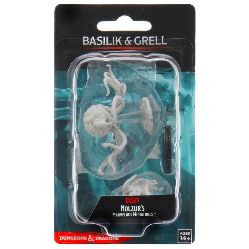 D&D NOLZUR'S MARVELOUS MINIATURES: GRELL & BASILISK | Gamers Paradise