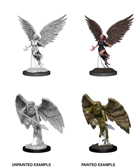 D&D NOLZUR'S MARVELOUS MINIATURES: HARPY & AARAKOCRA | Gamers Paradise