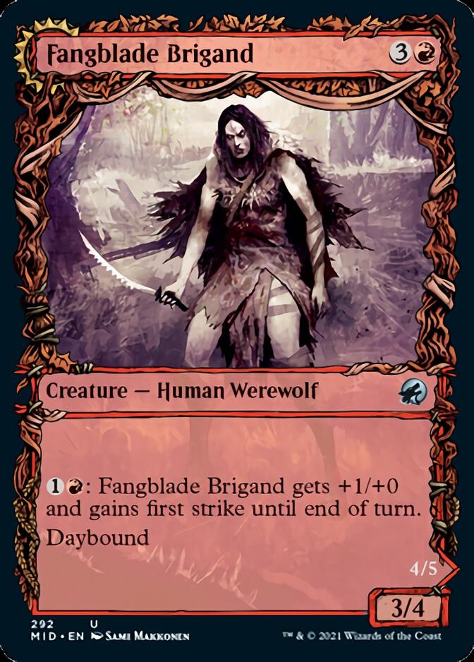 Fangblade Brigand // Fangblade Eviscerator (Showcase Equinox) [Innistrad: Midnight Hunt] | Gamers Paradise