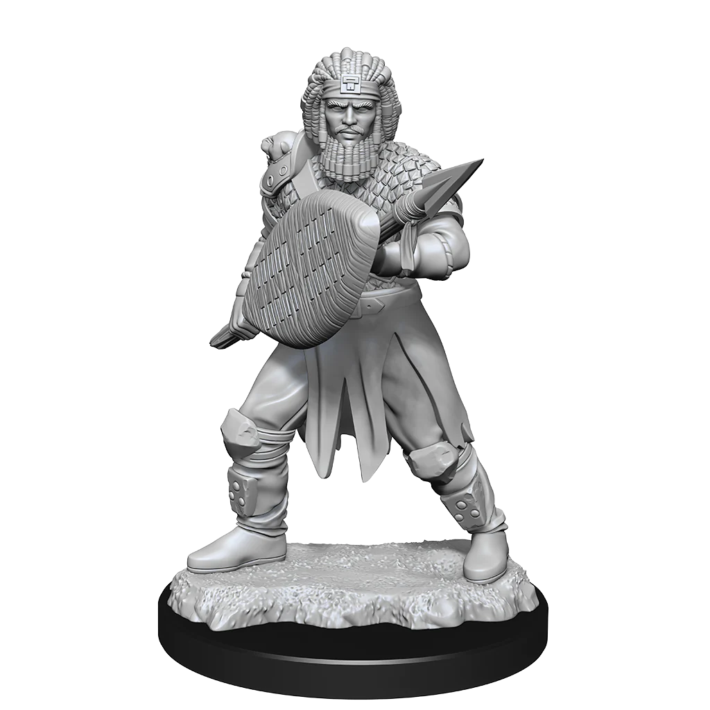 D&D NOLZUR'S MARVELOUS MINIATURES: HUMAN FIGHTER MALE | Gamers Paradise