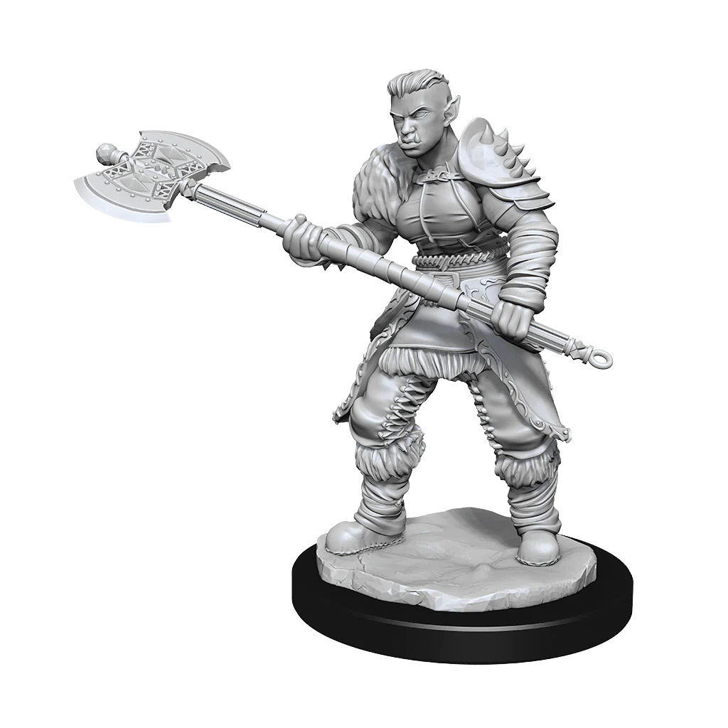 D&D NOLZUR'S MARVELOUS MINIATURES: ORC BARBARIAN FEMALE | Gamers Paradise