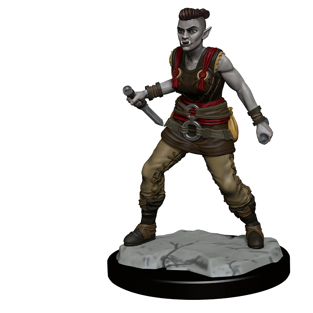 D&D NOLZUR'S MARVELOUS MINIATURES: ORC BARBARIAN FEMALE | Gamers Paradise