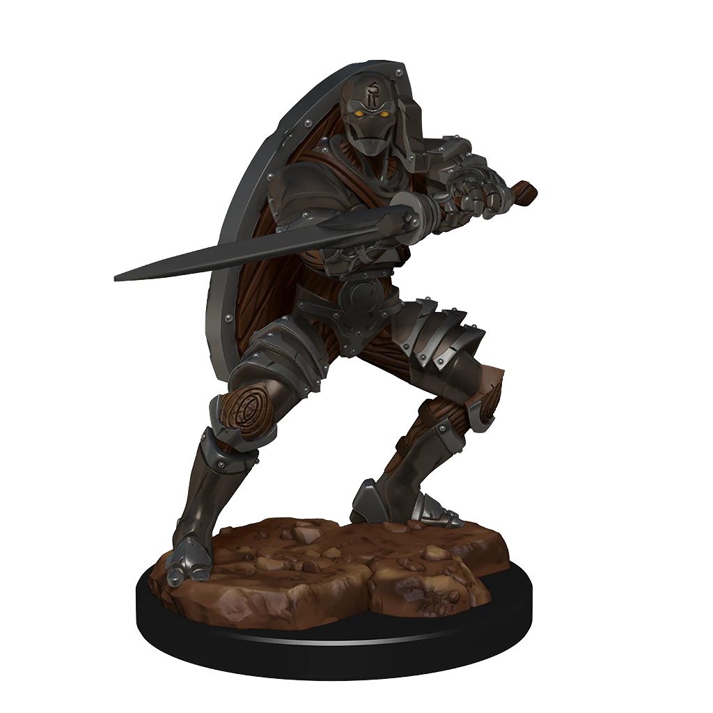 D&D NOLZUR'S MARVELOUS MINIATURES: WARFORGED FIGHTER MALE | Gamers Paradise