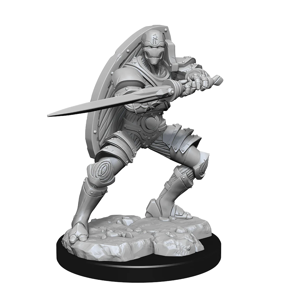 D&D NOLZUR'S MARVELOUS MINIATURES: WARFORGED FIGHTER MALE | Gamers Paradise