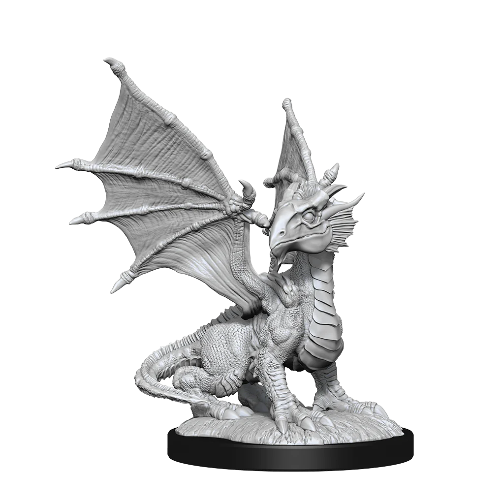 D&D NOLZUR'S MARVELOUS MINIATURES: SILVER DRAGON WYRMLING & FEMALE HALFLING | Gamers Paradise