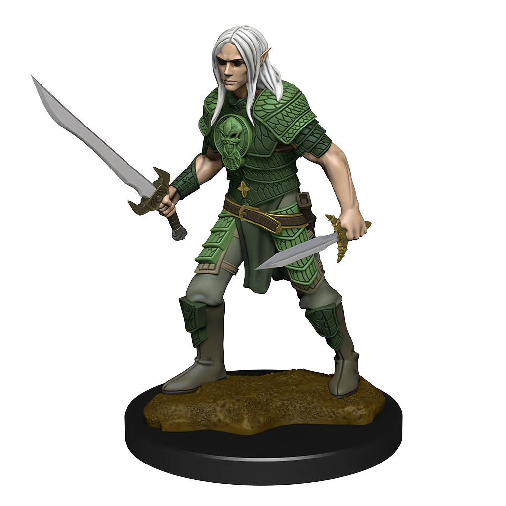 PATHFINDER DEEP CUTS UNPAINTED MINIATURES: ELF FIGHTER MALE | Gamers Paradise