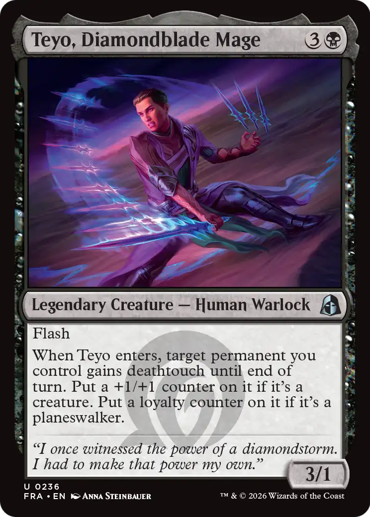 Teyo, Diamondblade Mage [Reality Fracture] | Gamers Paradise