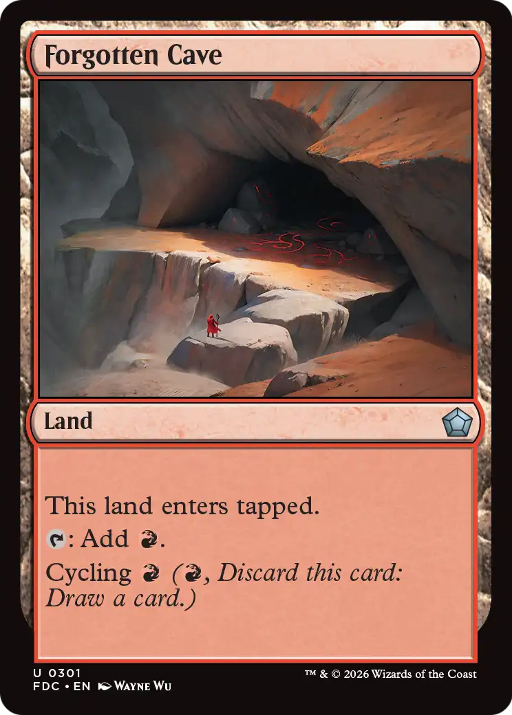 Forgotten Cave [Foundations Commander] | Gamers Paradise