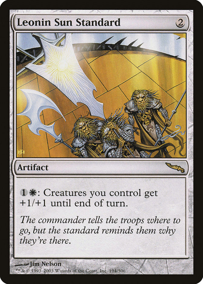 Leonin Sun Standard [Mirrodin] | Gamers Paradise