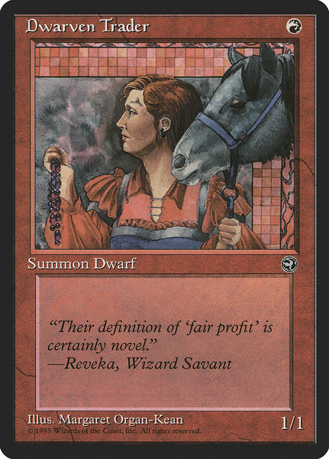 Dwarven Trader (Reveka Flavor Text) [Homelands] | Gamers Paradise