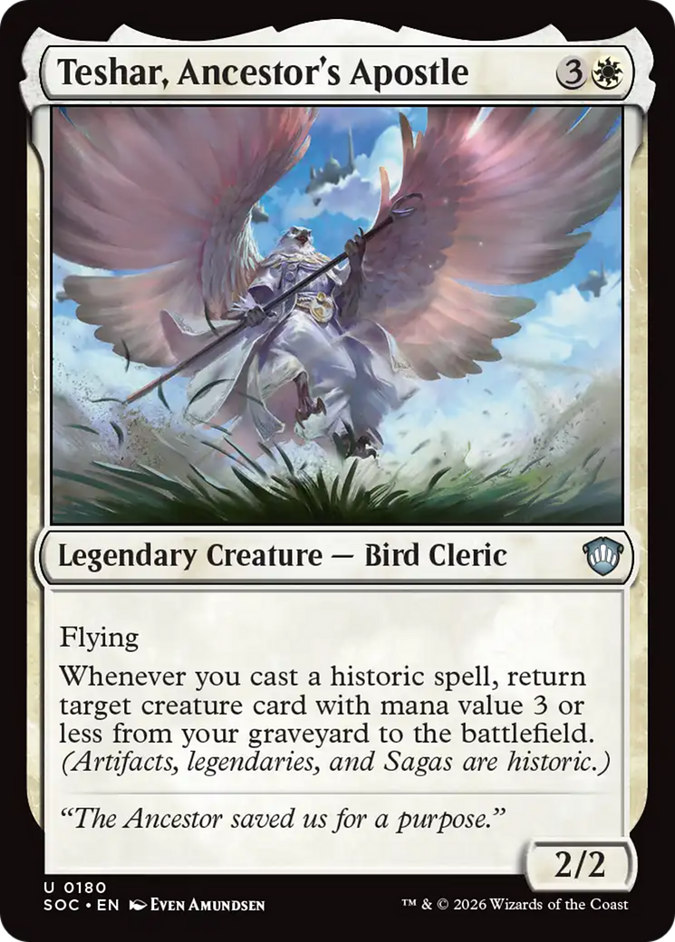 Teshar, Ancestor's Apostle [Secrets of Strixhaven Commander] | Gamers Paradise