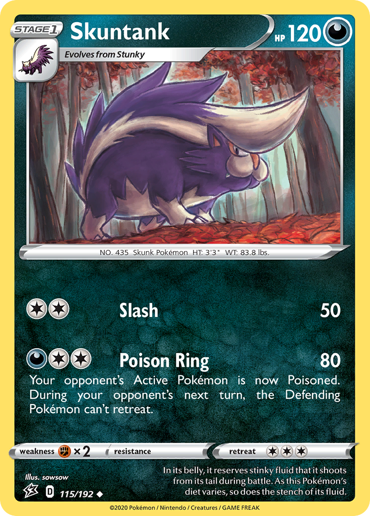 Skuntank (115/192) [Sword & Shield: Rebel Clash] | Gamers Paradise