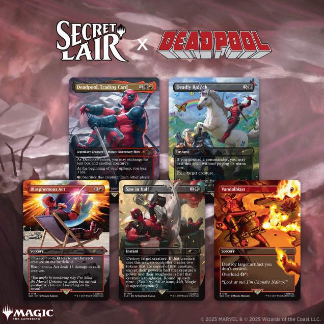 Secret Lair Drop: Secret Lair x Marvel's Deadpool - April Pool's Day! | Gamers Paradise
