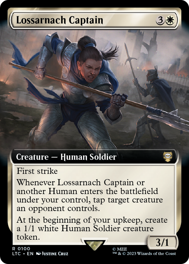 Lossarnach Captain (Extended Art) [The Lord of the Rings: Tales of Middle-Earth Commander] | Gamers Paradise