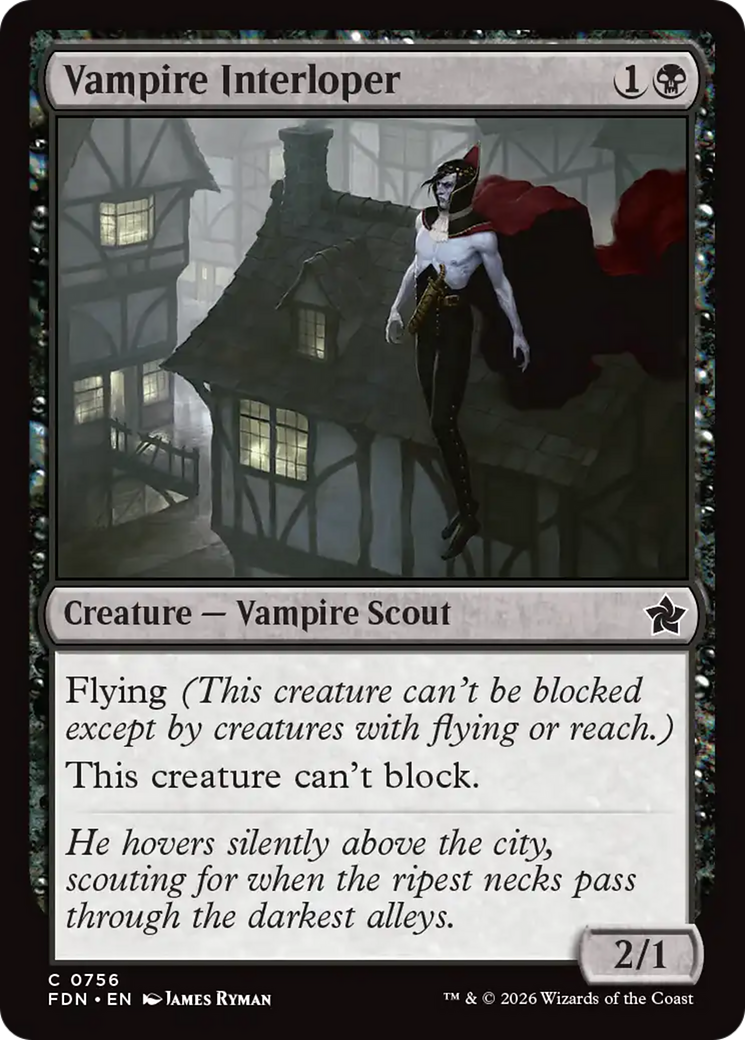 Vampire Interloper (0756) [Foundations] | Gamers Paradise