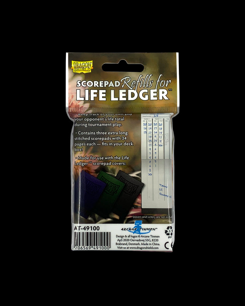 Dragon Shield: Life Ledger - Scorepad Refills | Gamers Paradise