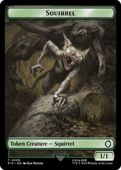Radiation // Squirrel Double-Sided Token [Fallout Tokens] | Gamers Paradise