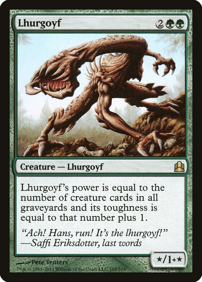 Lhurgoyf [Commander 2011] | Gamers Paradise