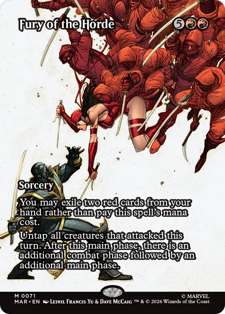 Fury of the Horde (Borderless) [Marvel Universe: Eternal-Legal] | Gamers Paradise