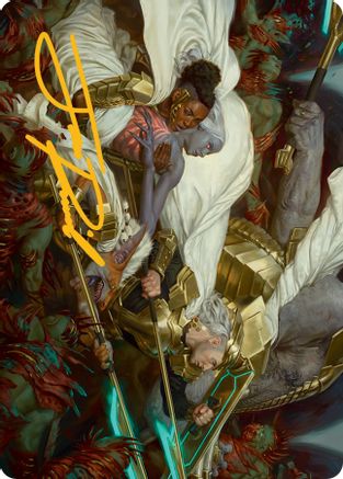 Storm the Seedcore Art Card (Gold-Stamped Signature) [March of the Machine Art Series] | Gamers Paradise