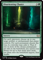 Disorienting Choice (Extended Art) [Duskmourn: House of Horror Commander] | Gamers Paradise