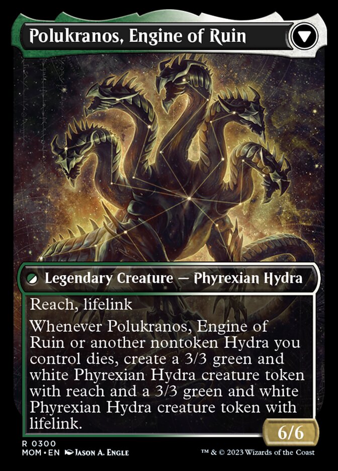 Polukranos Reborn // Polukranos, Engine of Ruin (Showcase Planar Booster Fun) [March of the Machine] | Gamers Paradise