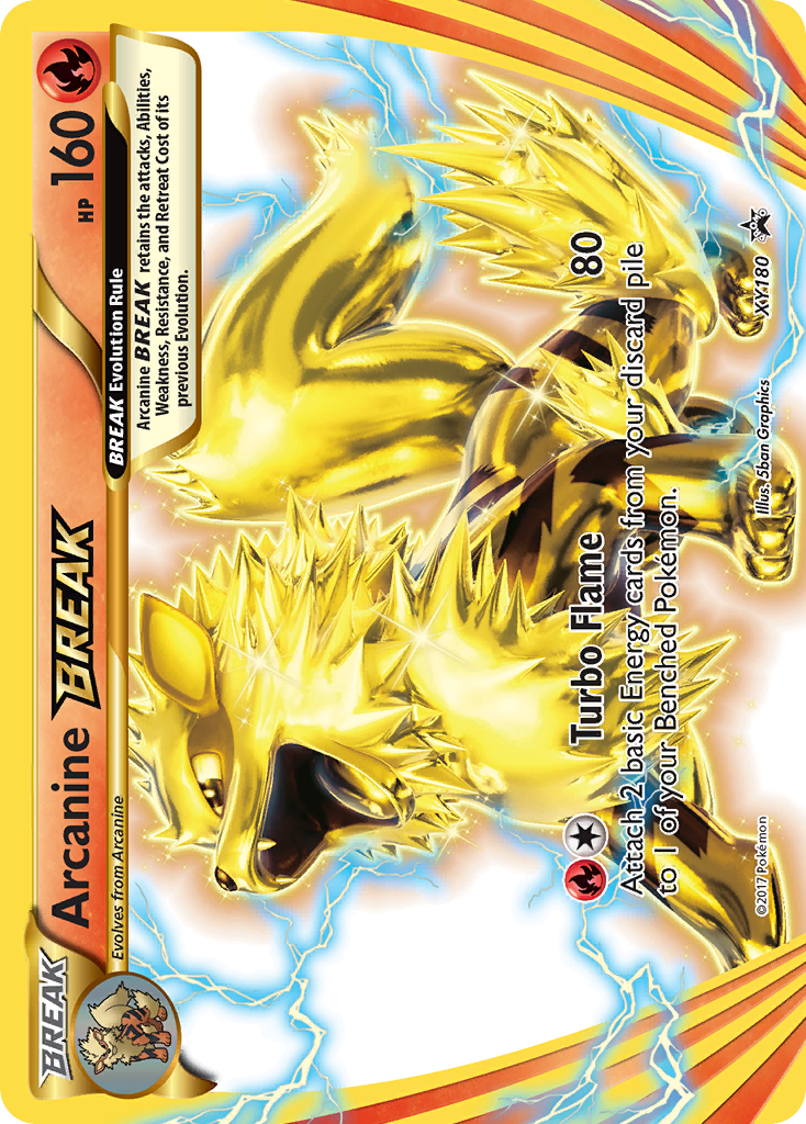 Arcanine BREAK (XY180) [XY: Black Star Promos] | Gamers Paradise