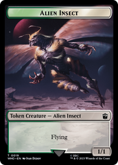 Alien Angel // Alien Insect Double-Sided Token [Doctor Who Tokens] | Gamers Paradise