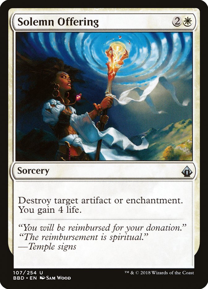 Solemn Offering [Battlebond] | Gamers Paradise