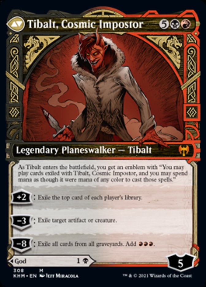 Valki, God of Lies // Tibalt, Cosmic Impostor (Showcase) [Kaldheim] | Gamers Paradise