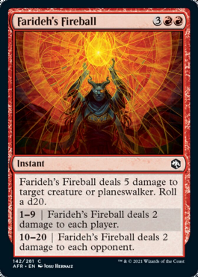 Farideh's Fireball [Dungeons & Dragons: Adventures in the Forgotten Realms] | Gamers Paradise