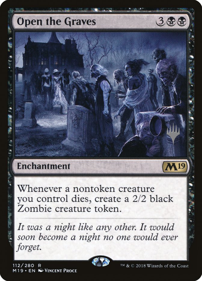 Open the Graves (Promo Pack) [Core Set 2019 Promos] | Gamers Paradise